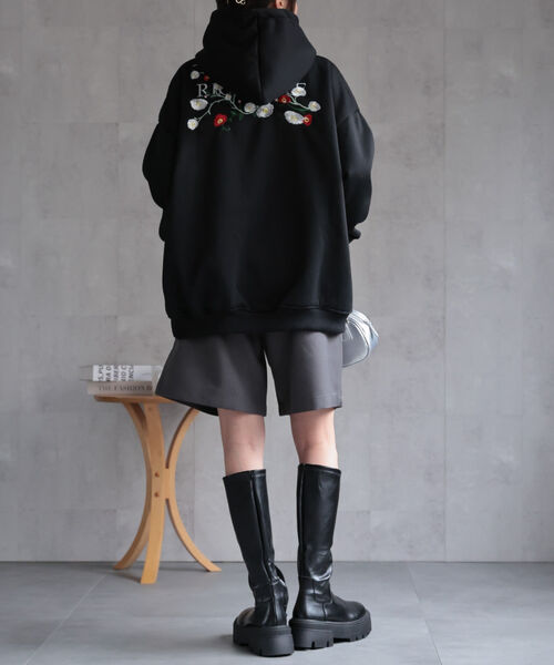 model：162cm 着用サイズ：L