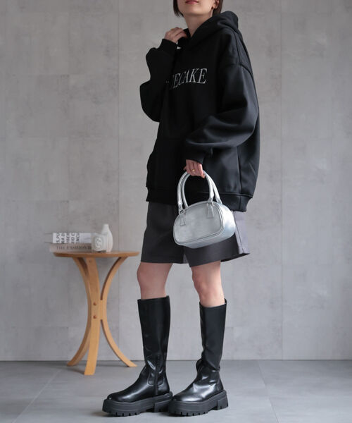 model：162cm 着用サイズ：L