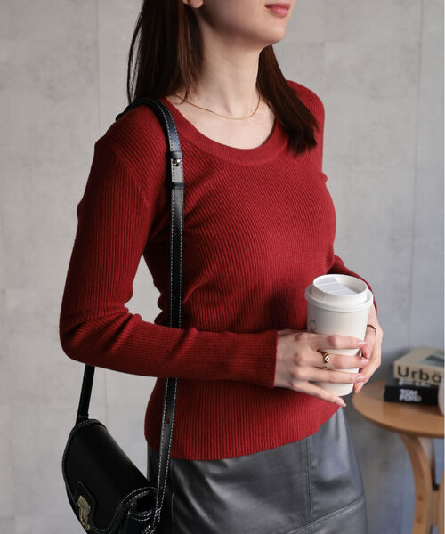 model:162cm　着用サイズ：F