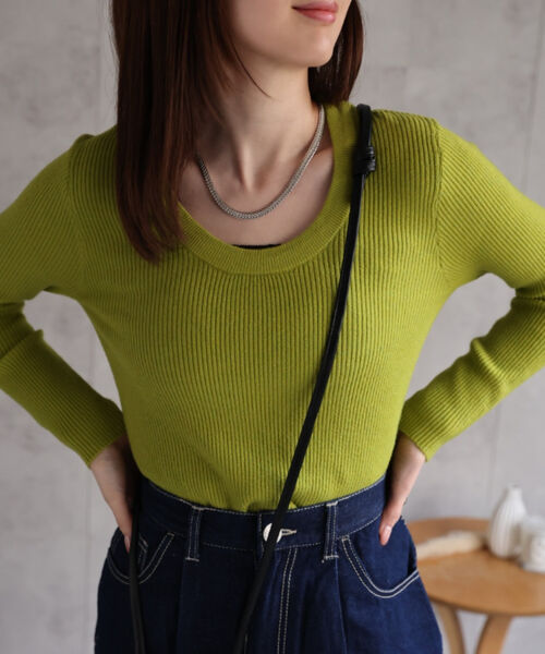 model:162cm　着用サイズ：F