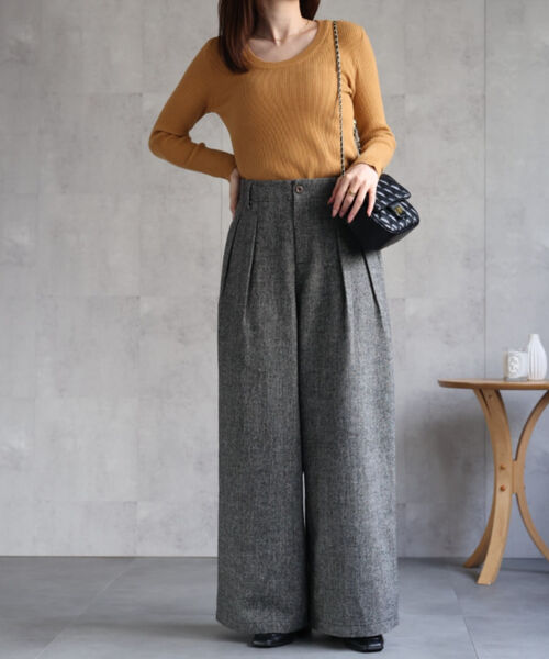 model:162cm　着用サイズ：F