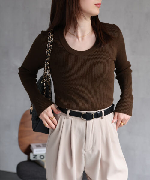 model:162cm　着用サイズ：F