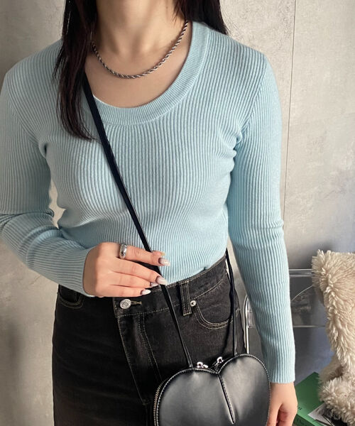 model:158cm　着用サイズ：F