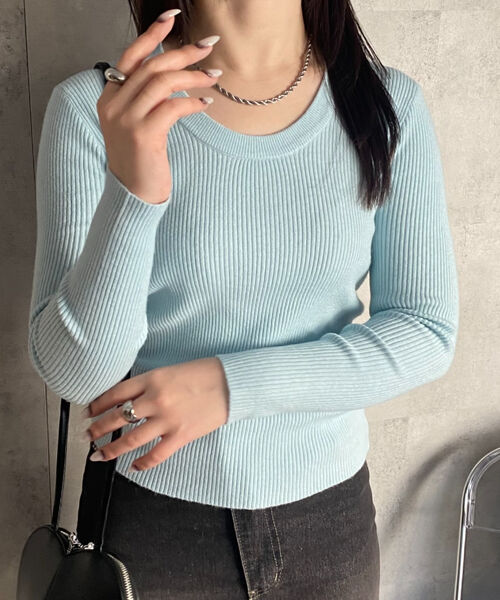 model:158cm　着用サイズ：F