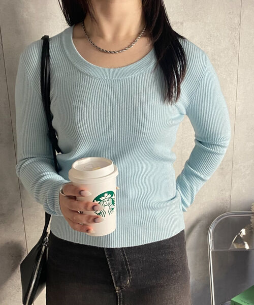 model:158cm　着用サイズ：F