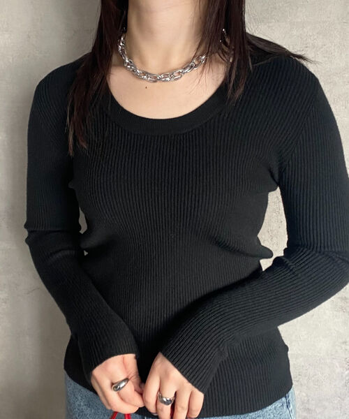 model:158cm　着用サイズ：F