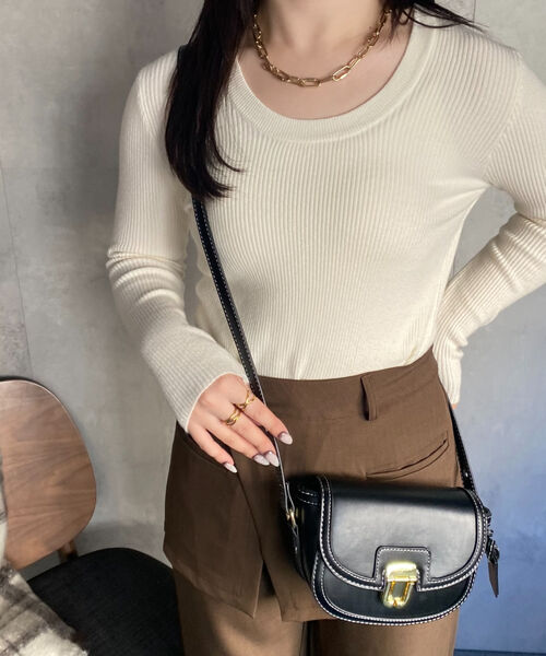 model:158cm　着用サイズ：F