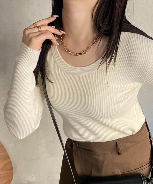 model:158cm　着用サイズ：F