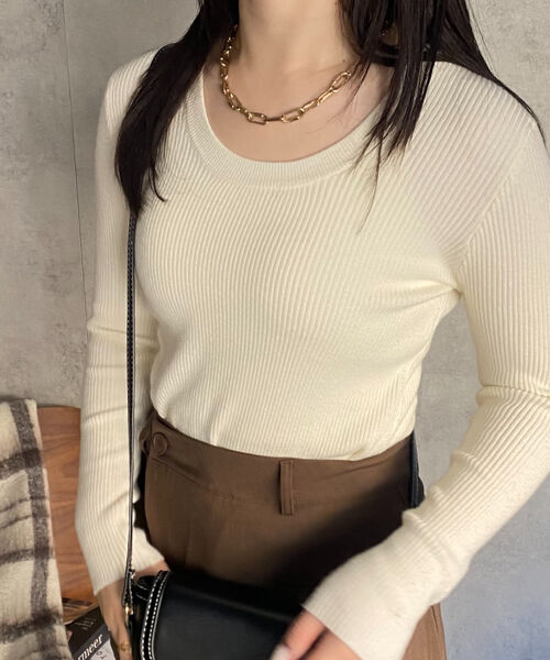 model:158cm　着用サイズ：F