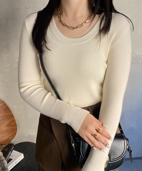 model:158cm　着用サイズ：F