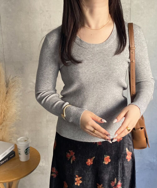 model:158cm　着用サイズ：F