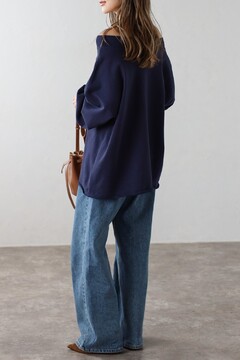 ボンディングオフショルスウェット BONJOUR SAGAN公式オンラインストア / 前後2WAYオフショルダー