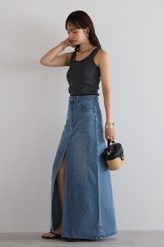 BONJOUR SAGAN公式オンラインストア / front slit denim skirt