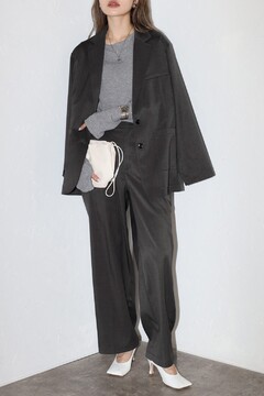 ビスチェ セットアップ 2点セット ワイドパンツ 2025春夏新作