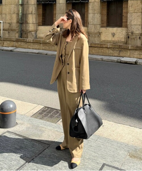 161cm/Khaki-Brown/M(TALL)着用