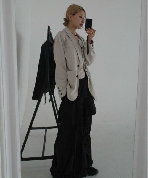 163cm/Light-Beige/M(TALL)着用
