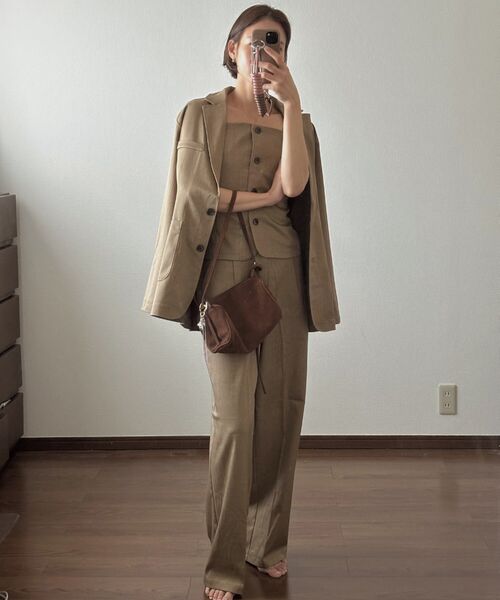 165cm/Khaki-Brown/M(TALL)着用