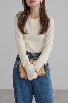 BONJOUR SAGAN公式オンラインストア / 前後2WAYラメリブヘンリー