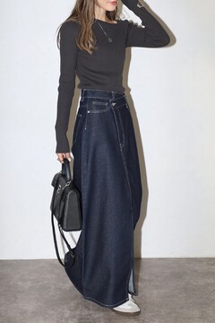 etretokyo 24SS アシンメトリーネックニットPO BK BONJOUR SAGAN公式オンラインストア / アシンメトリーネック