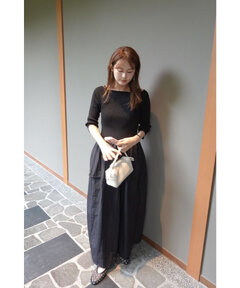 BONJOUR SAGAN公式オンラインストア / スクエアネックニットコンビ