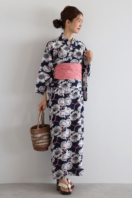 【低身長さんから高身長さんまで】 組み合わせが選べるセパレート浴衣3点セット