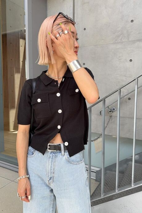 158cm/Light-Black