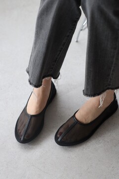 ESTNATION / シースルーコンビフラットパンプス ESTNATION / シースルーコンビフラットパンプス