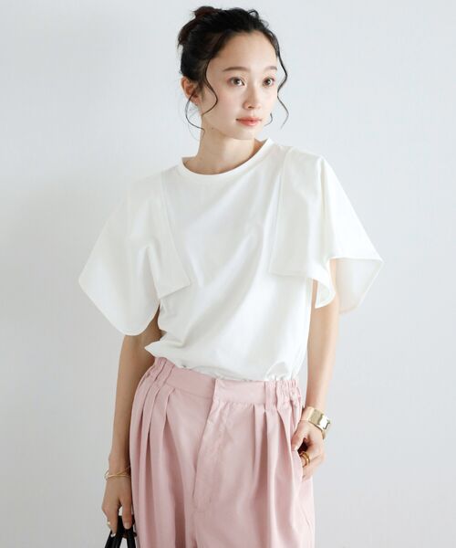 スクエアスリーブTシャツ