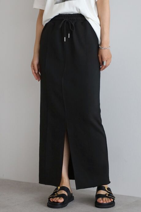 front slit sweat skirt / フロントスリットスウェットスカート