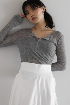 BONJOUR SAGAN公式オンラインストア / henry neck sheer