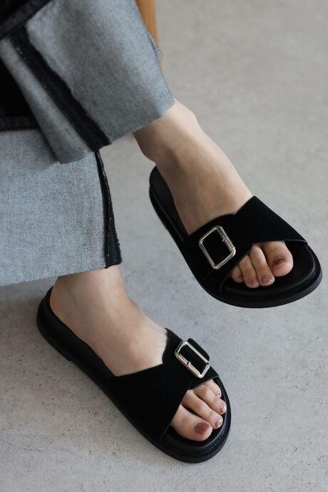 belt slide sandals / ベルトスライドサンダル