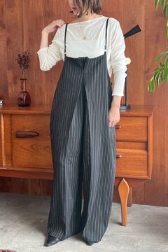 BONJOUR SAGAN公式オンラインストア / ヘリンボーンストライプサス付き