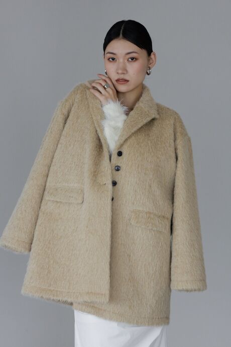 shaggy jacket coat / シャギージャコット　　　　　　　　　　　　　　　　　　　　　　