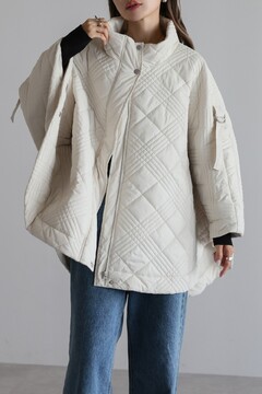 BONJOUR SAGAN公式オンラインストア / キルティングポンチョコート