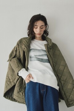 BONJOUR SAGAN公式オンラインストア / キルティングポンチョコート