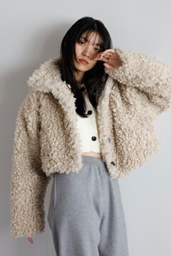 BONJOUR SAGAN公式オンラインストア / poodle boa 2way collar