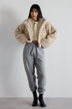 BONJOUR SAGAN公式オンラインストア / poodle boa 2way collar coat