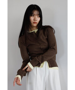 BONJOUR SAGAN公式オンラインストア / layered like knit cardigan
