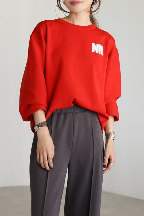 NRロゴバレルスリーブニット　　