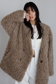 BONJOUR SAGAN公式オンラインストア / sheep like fur jacket / シープ