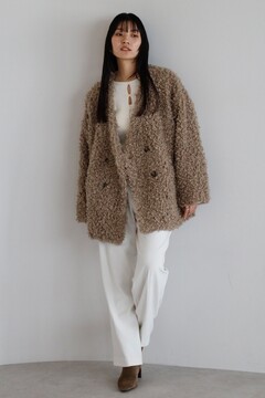 BONJOUR SAGAN公式オンラインストア / sheep like fur jacket / シープ