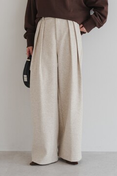 BONJOUR SAGAN公式オンラインストア / ウールタッチタックパンツ