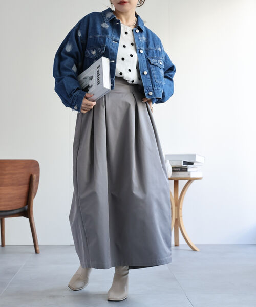model:162㎝　着用サイズFREE