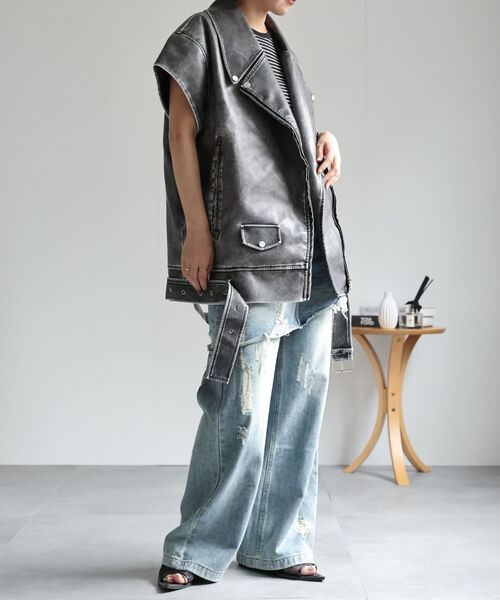 model:162㎝　着用サイズ：FREE