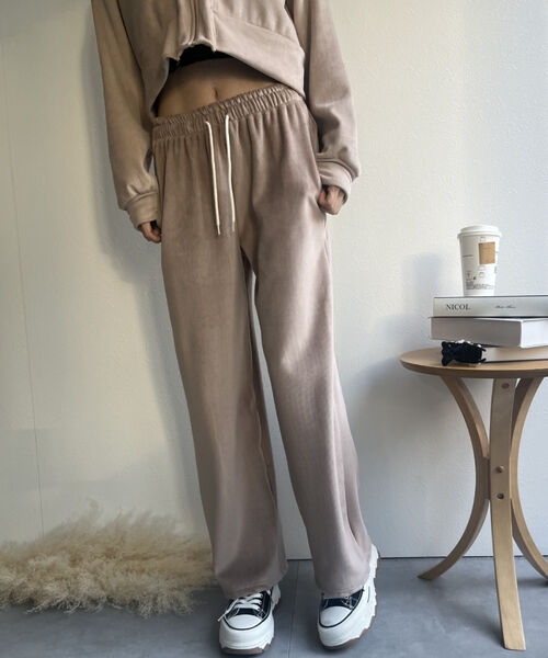 【セットアップ対応】ストレッチコーデュロイパンツ