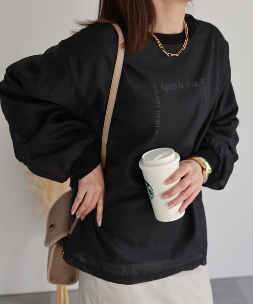 model：162cm 着用サイズ：F