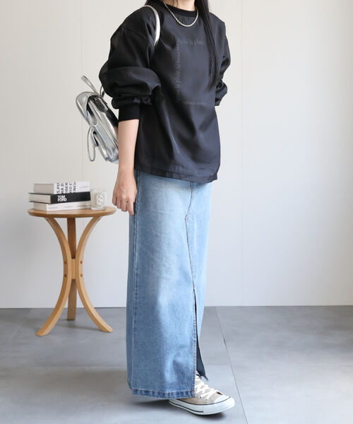 model：158cm 着用サイズ：F