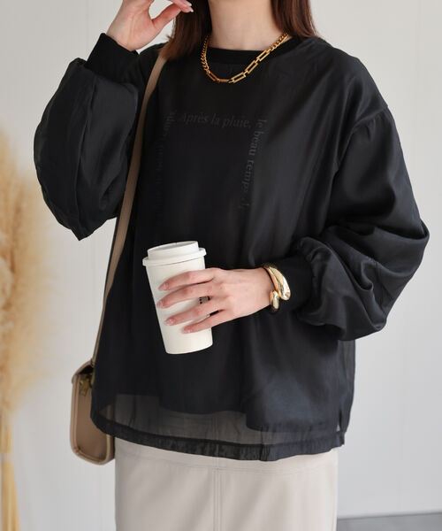model：162cm 着用サイズ：F
