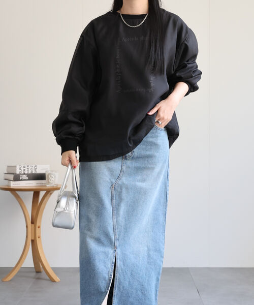 model：158cm 着用サイズ：F