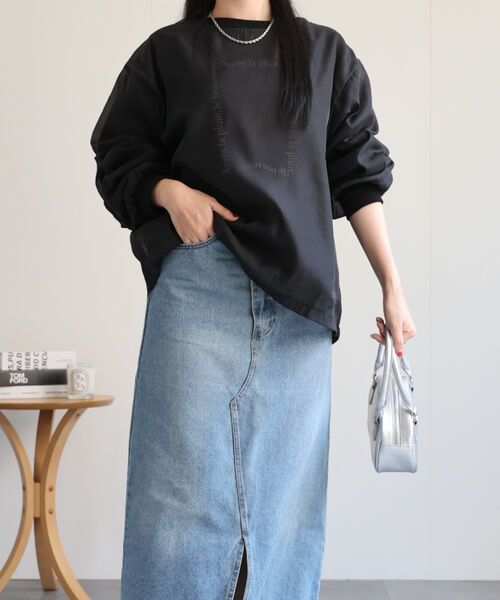model：158cm 着用サイズ：F